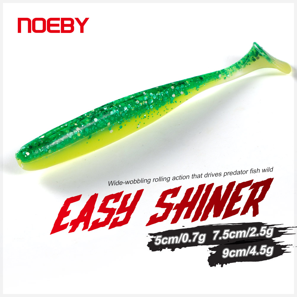 Fishing Lure Soft Plastic - Noeby Easy Shiner, силиконовая Мягкая приманка