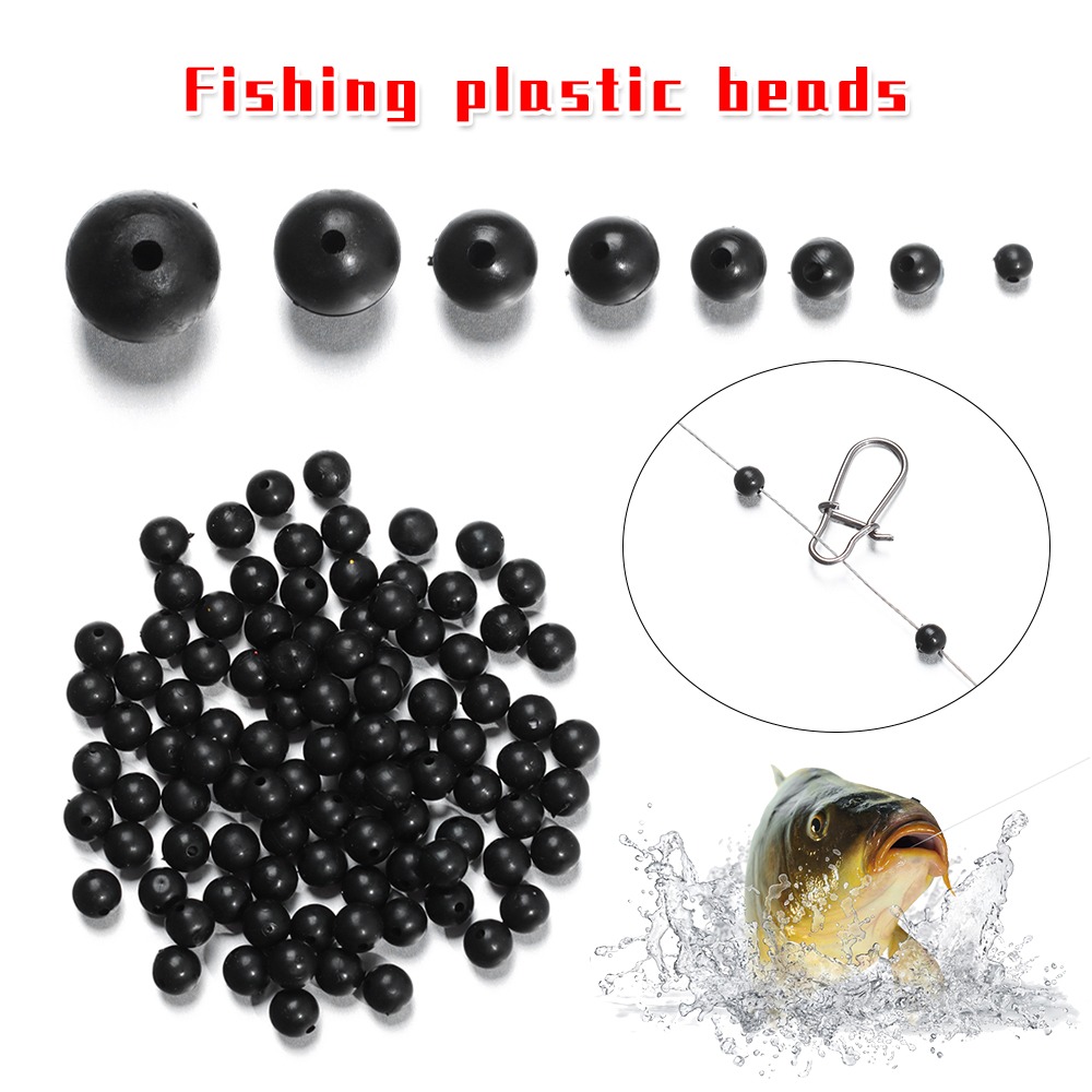 Fishing Lure Soft Plastic - 100 шт./лот рыболовные бусины, Космический стопор,