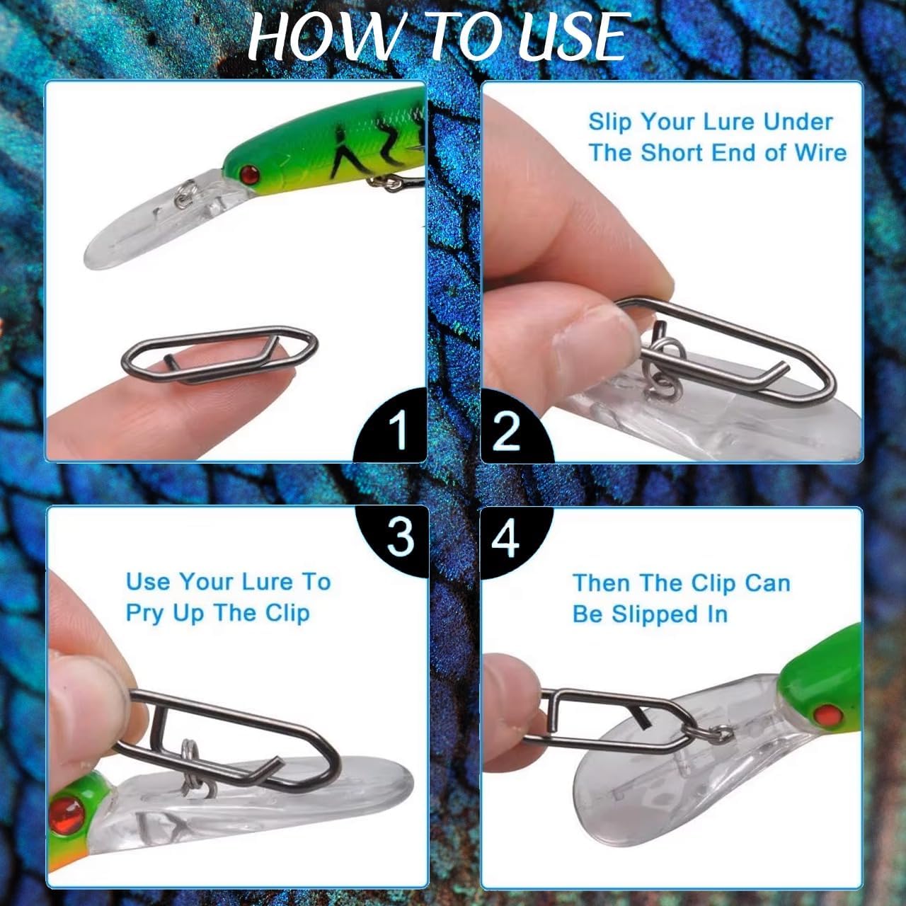 Комплект рыболовных застежек 9 – обзор и цена Fishing Lure Accessories